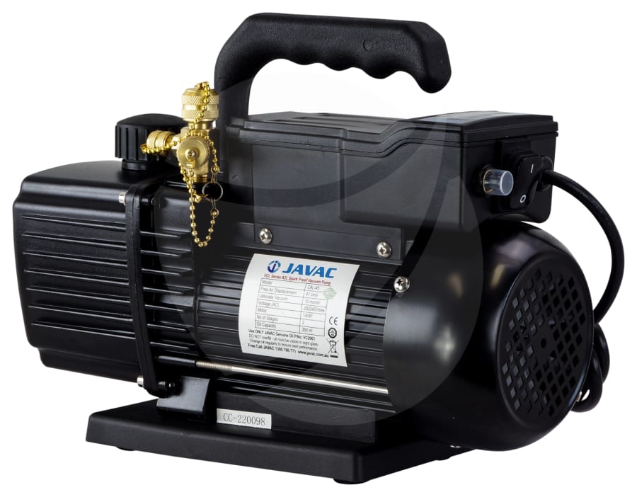 Javac CalSeries 45LPM 2Stage Vacuum Pump, R1234yf / R134a / R32